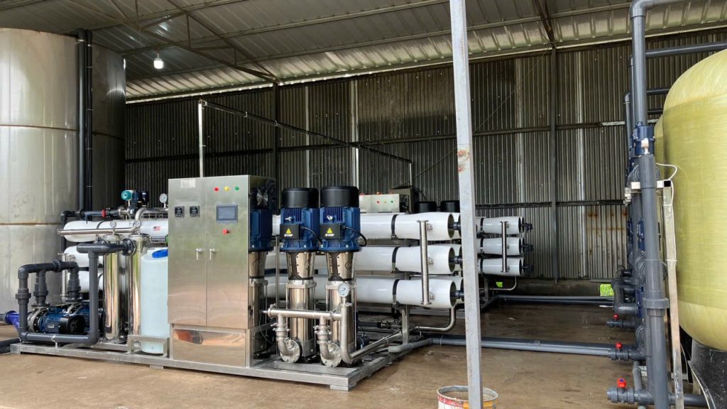 Hệ thống lọc RO công suất 50m³/h cho trang trại gà Sun Farm - Đức Linh, Bình Thuận